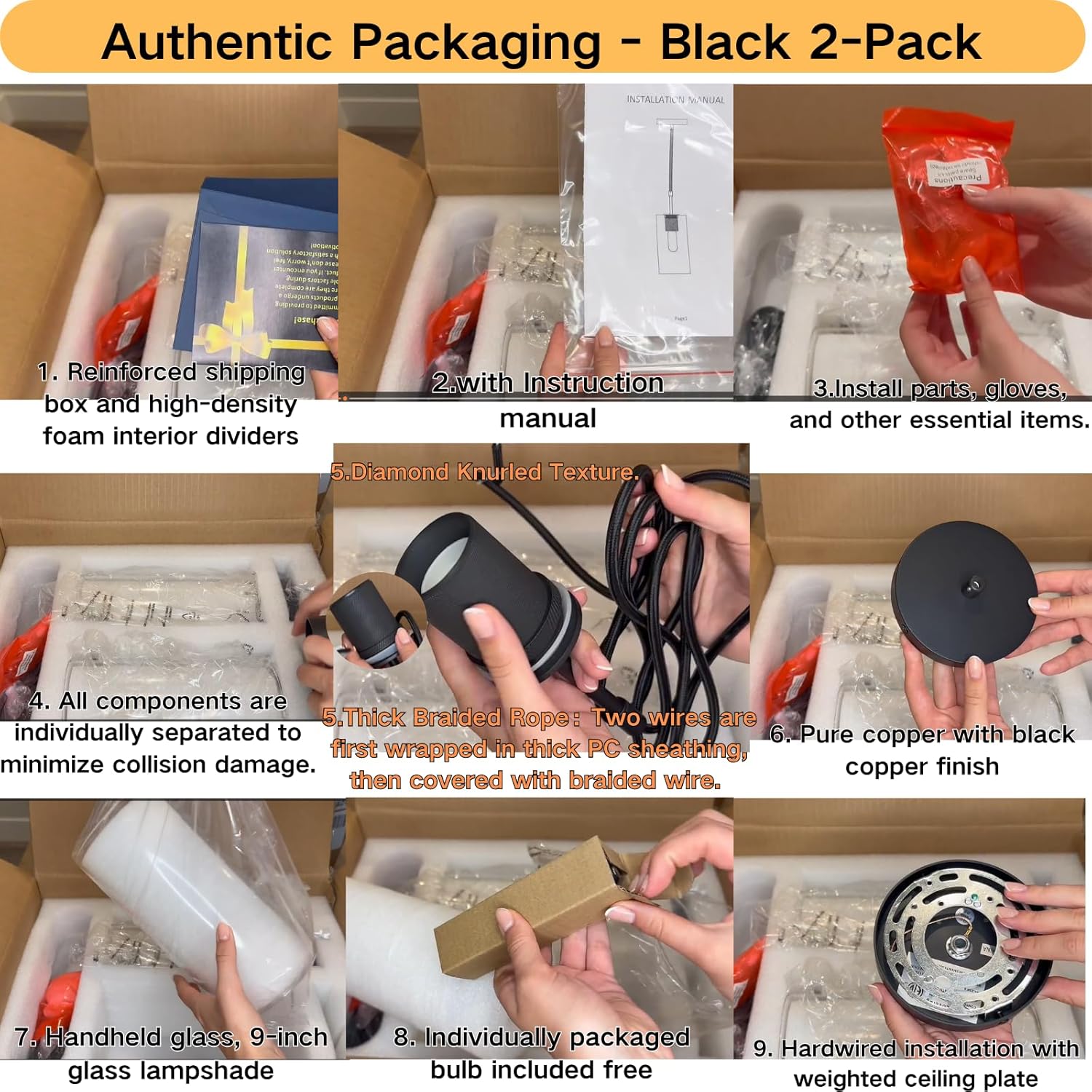 Modern Glass Pendant Lights Kitchen Island Pendant Lights