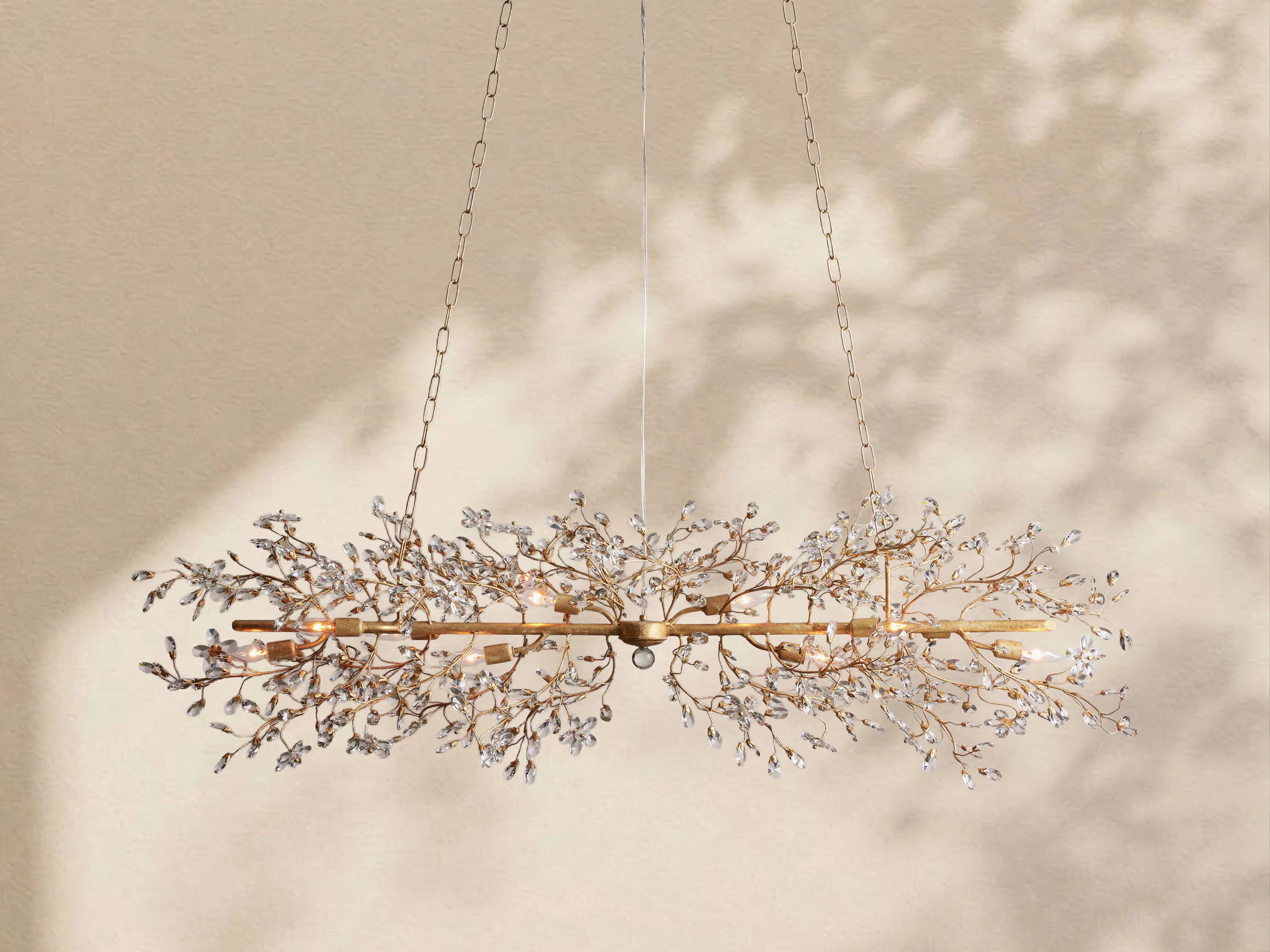 Fiore Linear Chandelier 43'' 51'' 68''