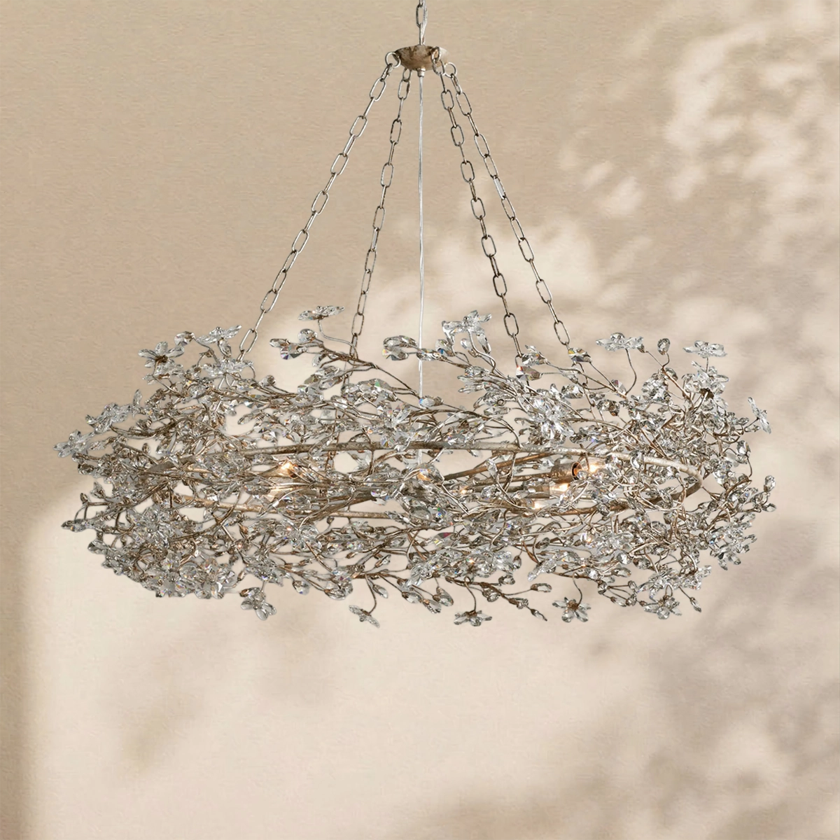 Fiore Crown Chandelier 39" 48" 60"