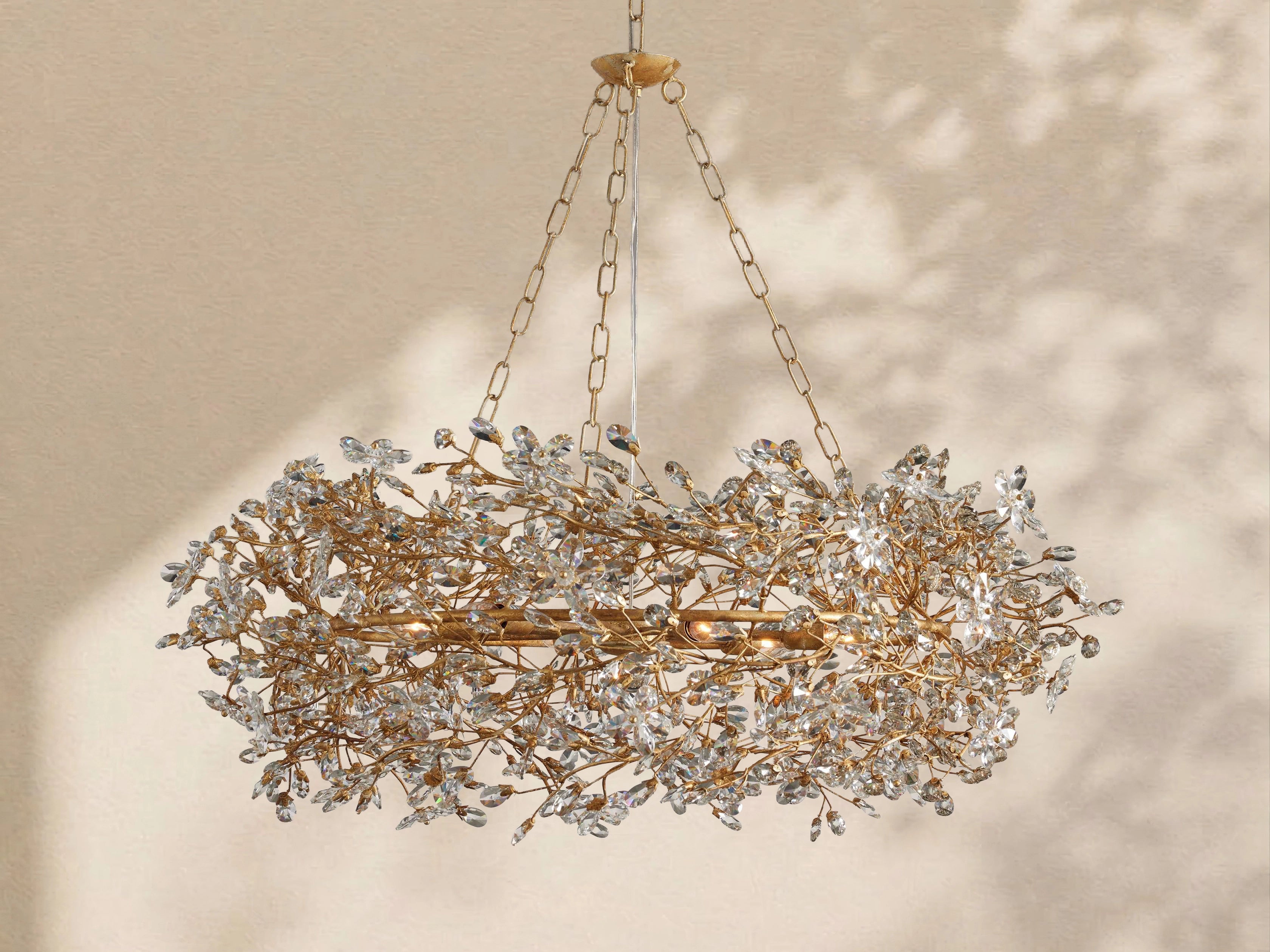 Fiore Crown Chandelier 39" 48" 60"