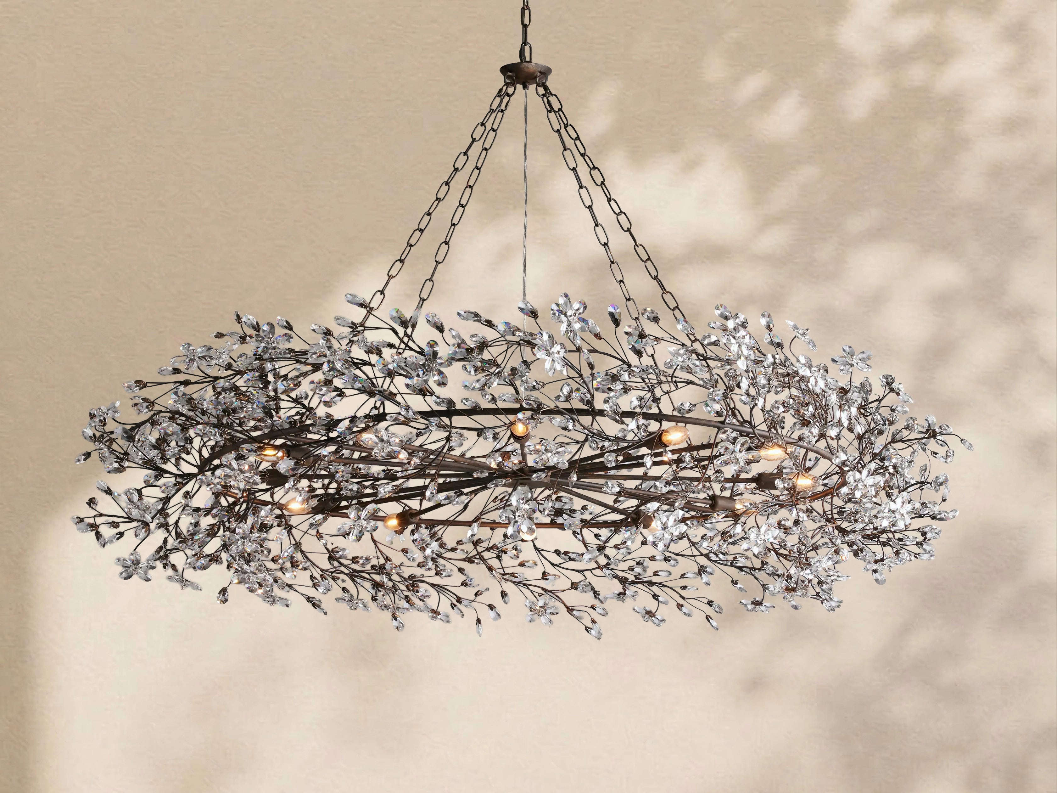Fiore Crown Chandelier 39" 48" 60"