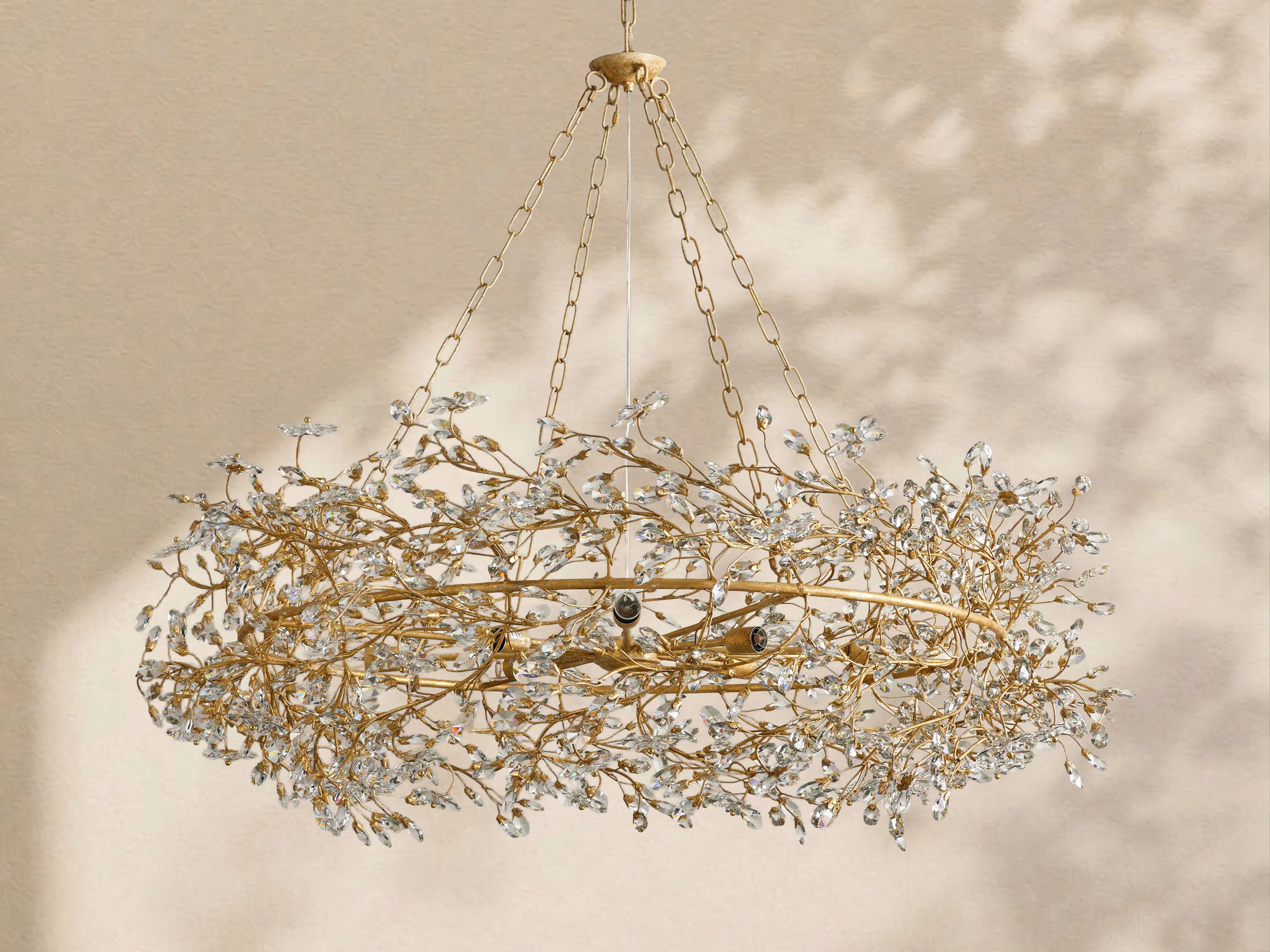 Fiore Crown Chandelier 39" 48" 60"