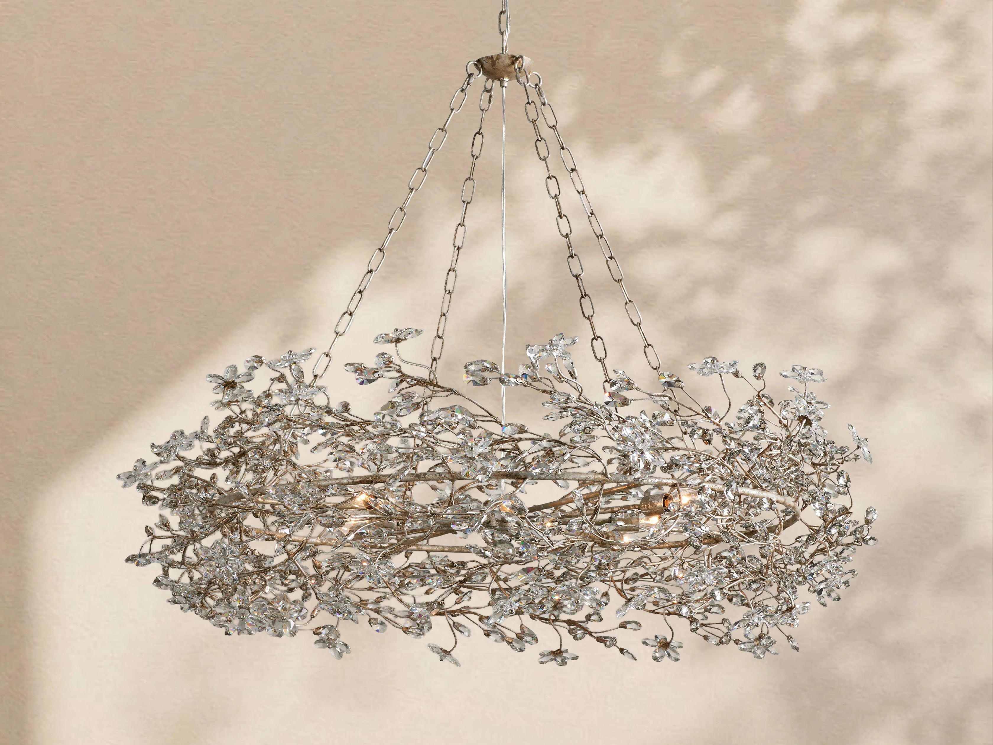 Fiore Crown Chandelier 39" 48" 60"