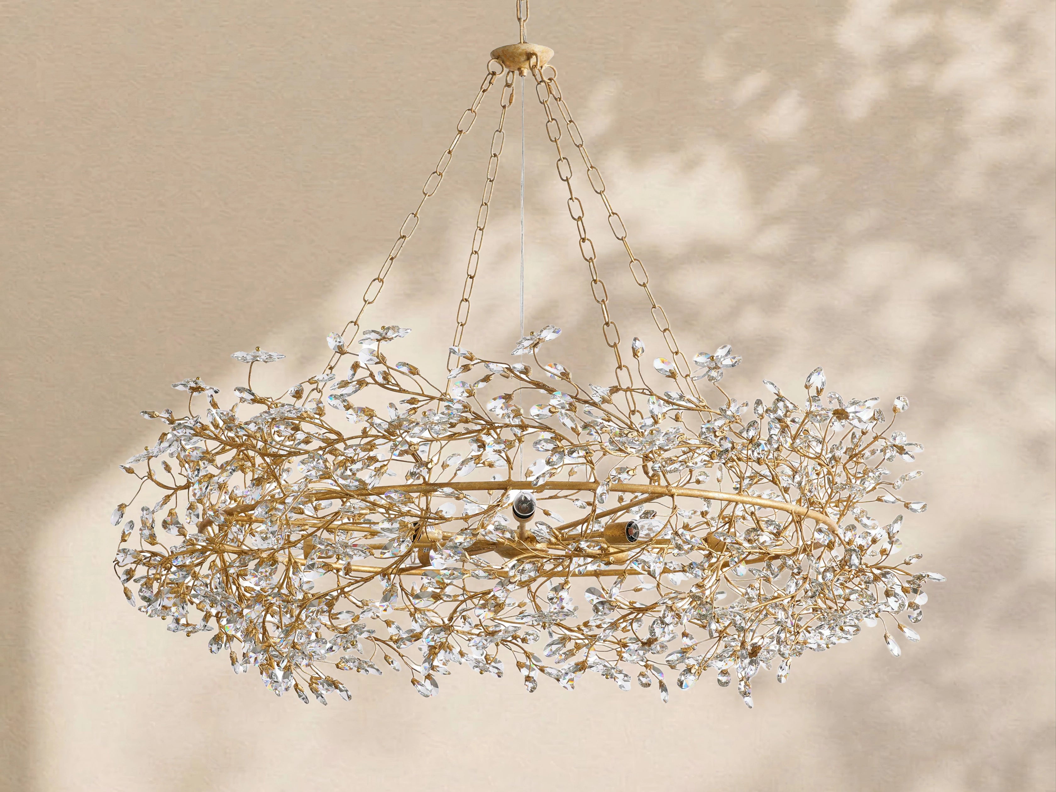 Fiore Crown Chandelier 39" 48" 60"