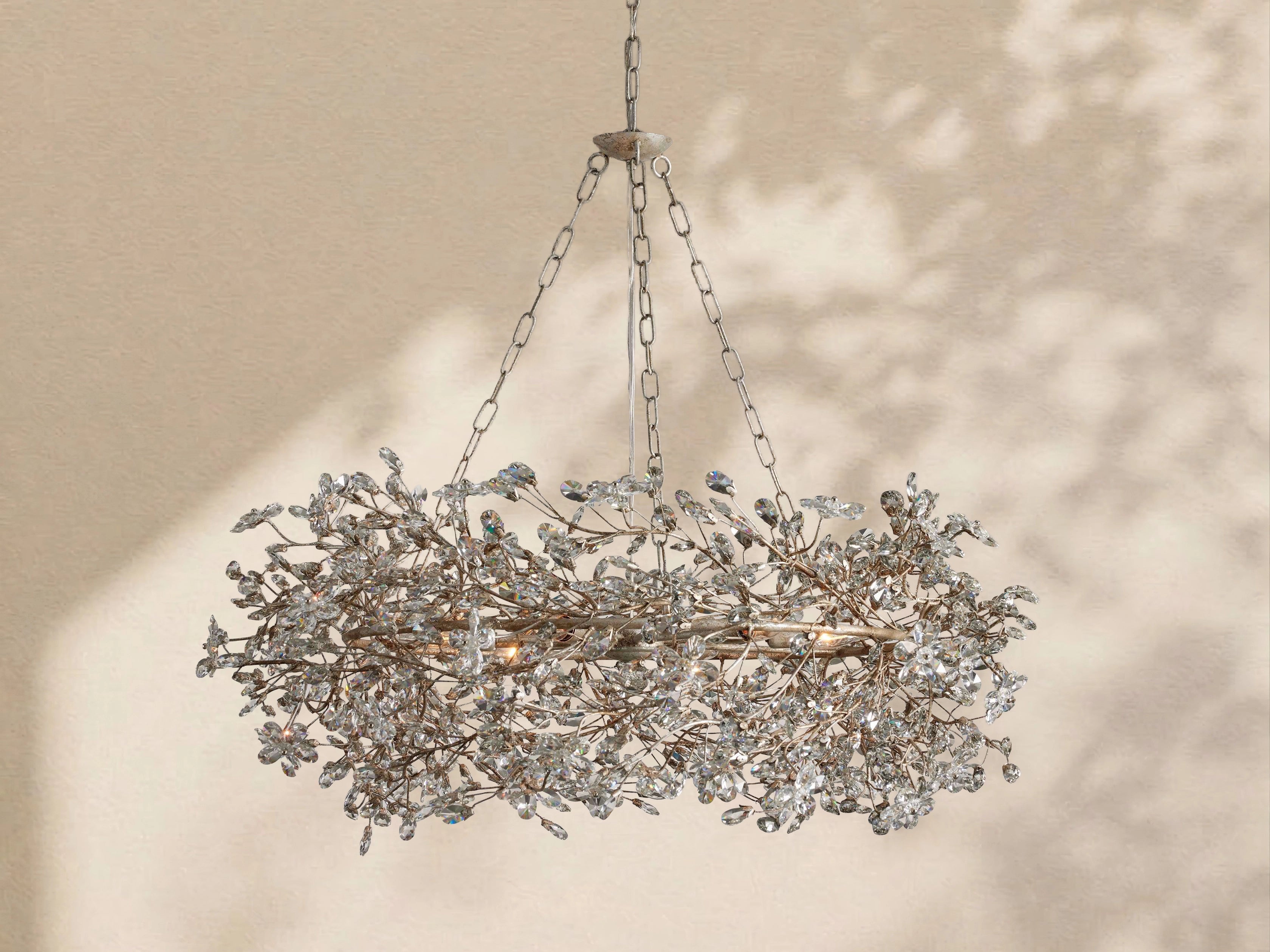 Fiore Crown Chandelier 39" 48" 60"