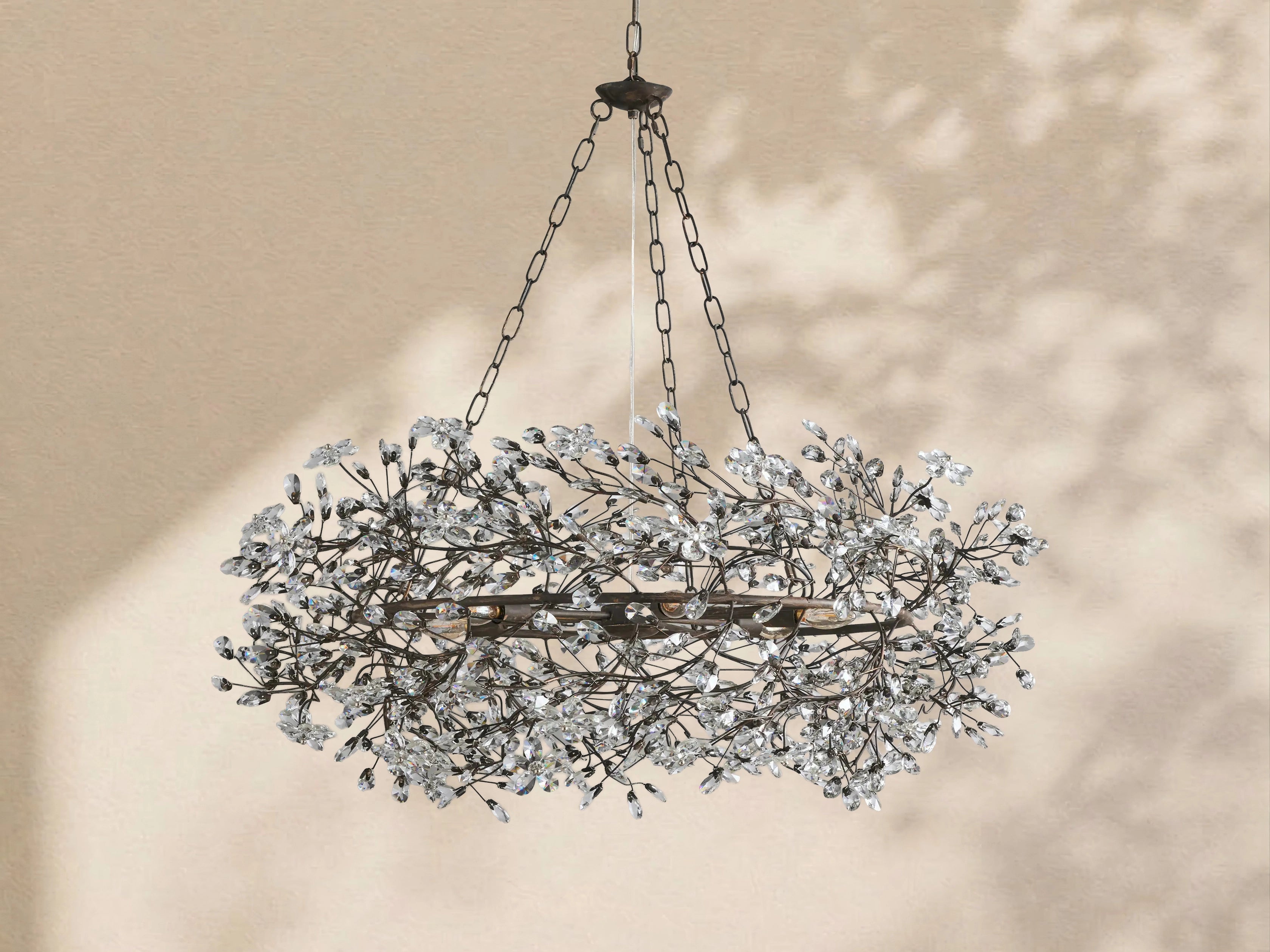 Fiore Crown Chandelier 39" 48" 60"