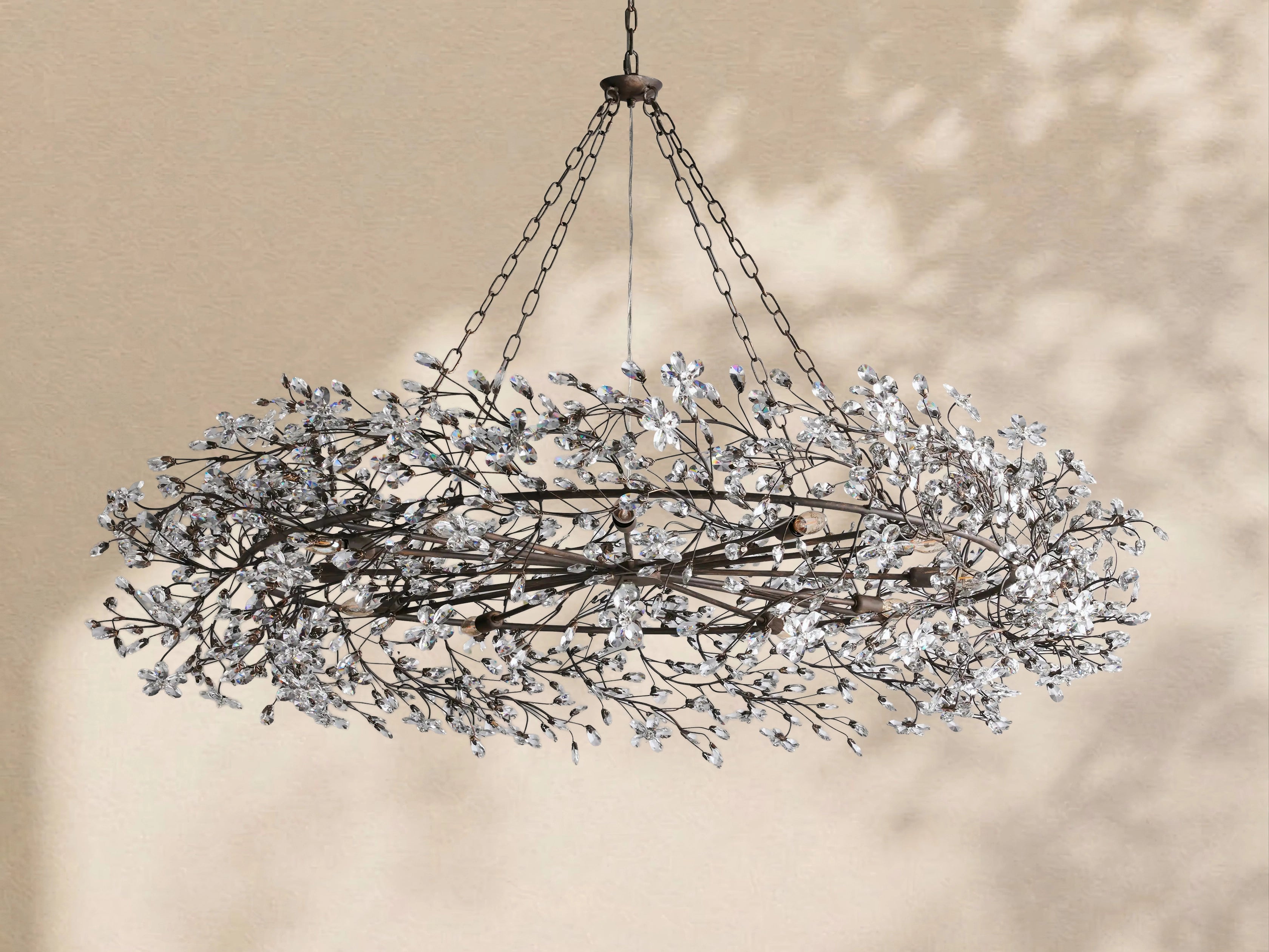 Fiore Crown Chandelier 39" 48" 60"