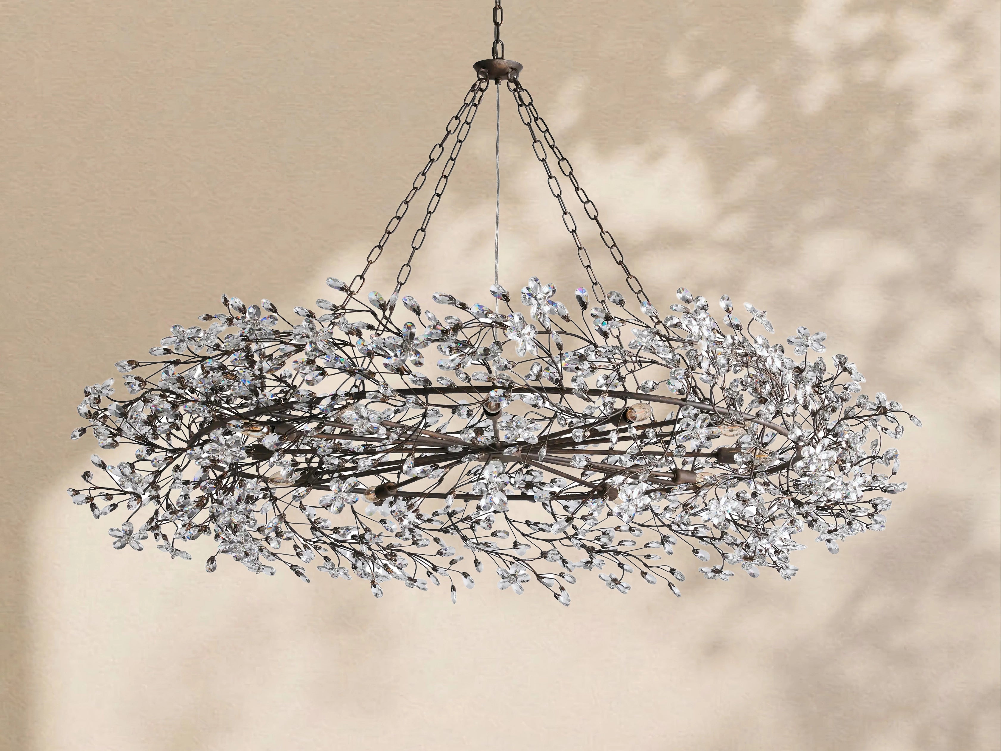 Fiore Crown Chandelier 39" 48" 60"