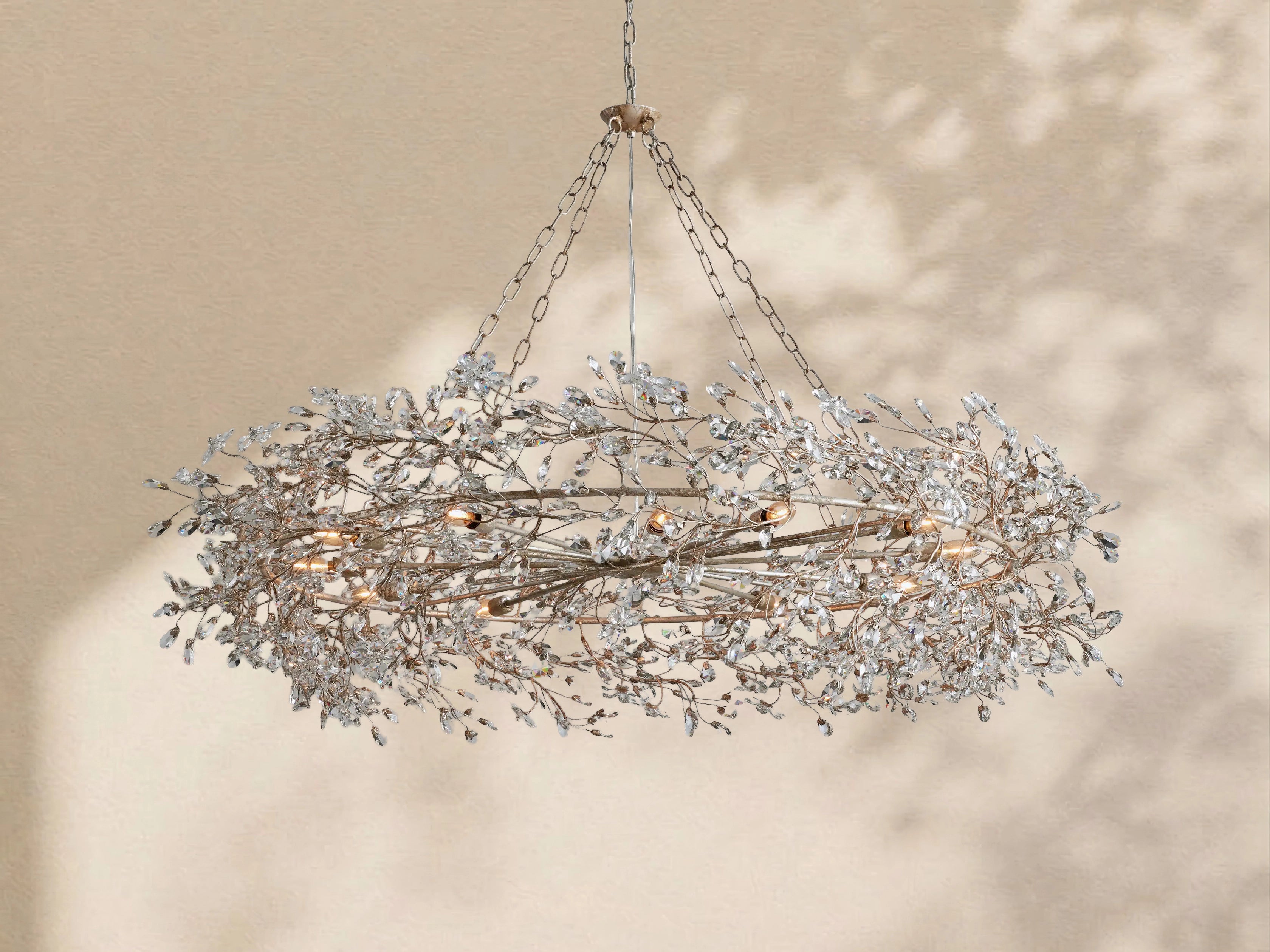 Fiore Crown Chandelier 39" 48" 60"
