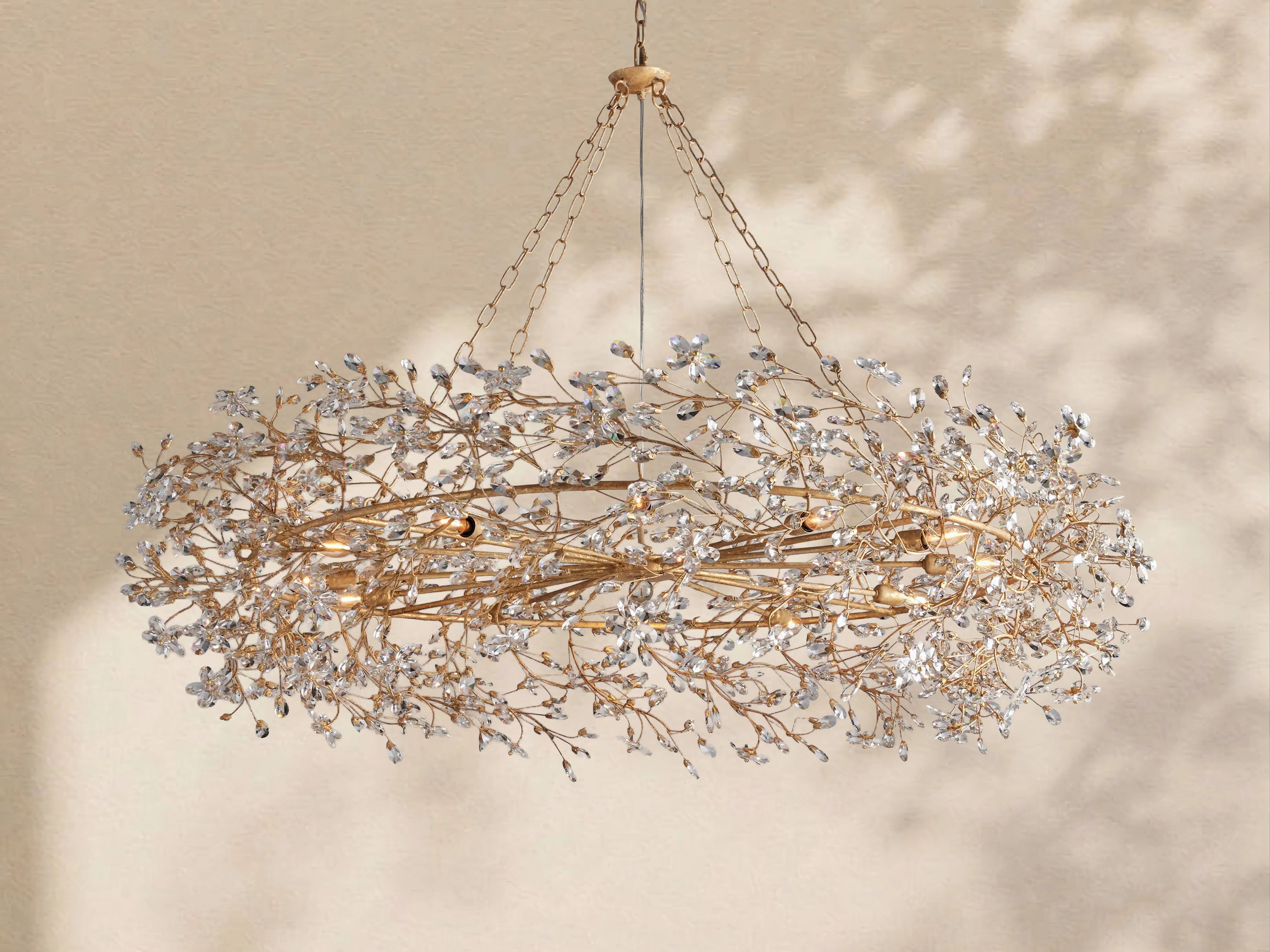 Fiore Crown Chandelier 39" 48" 60"