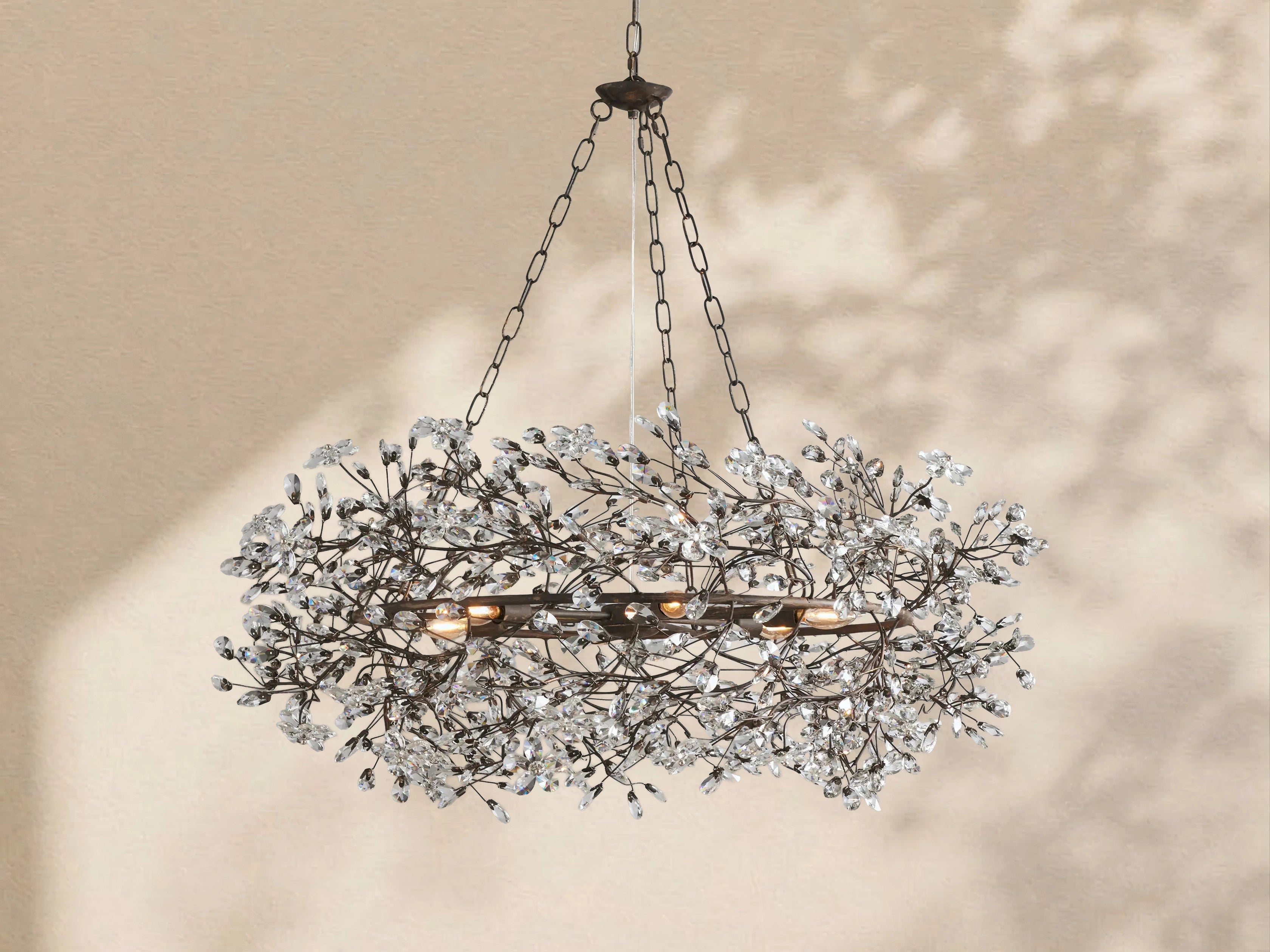 Fiore Crown Chandelier 39" 48" 60"