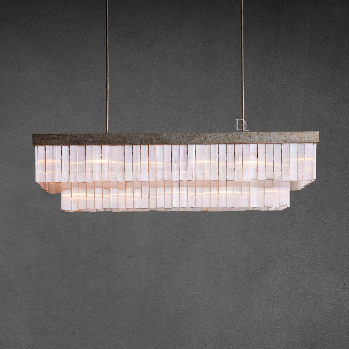 Adam Large Rectangular Chandelier