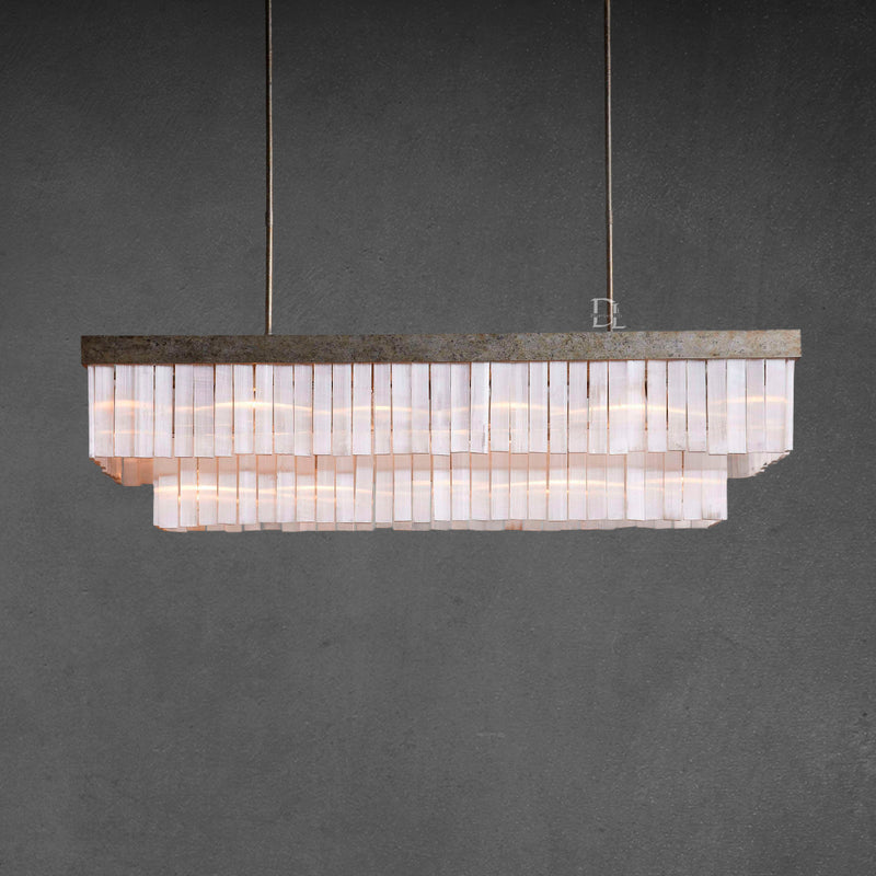 Adam Large Rectangular Chandelier