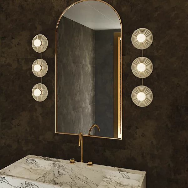 Dahlia Alabaster LED Vanity Light