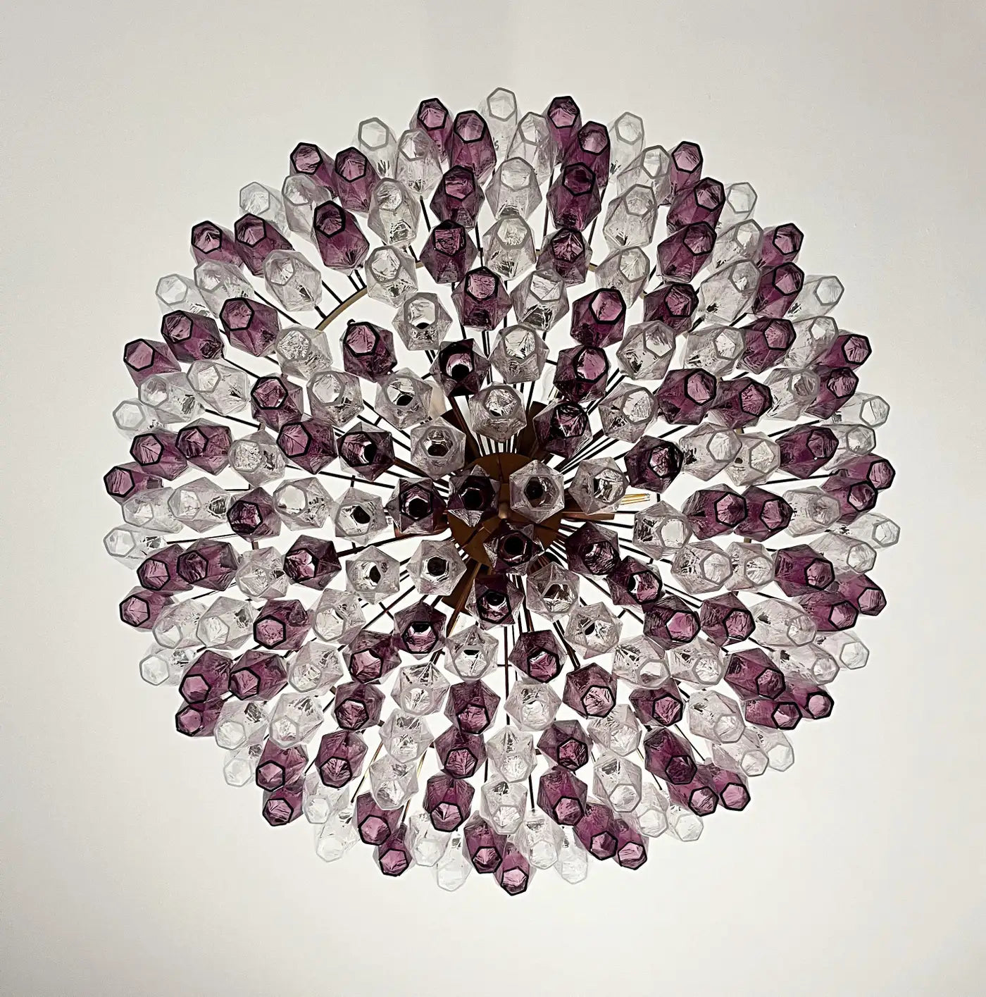 Large Bold Colorful Murano Chandelier