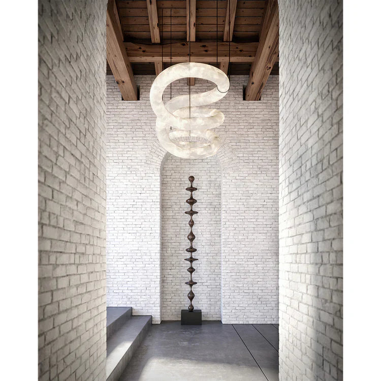 Infinity 12 & 16 Alabaster Pendant Light