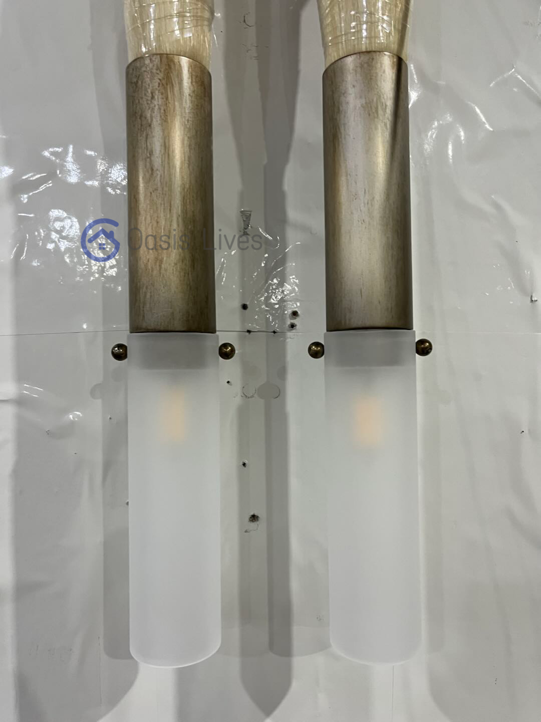 Double Head Antonia Horsehair Sconce