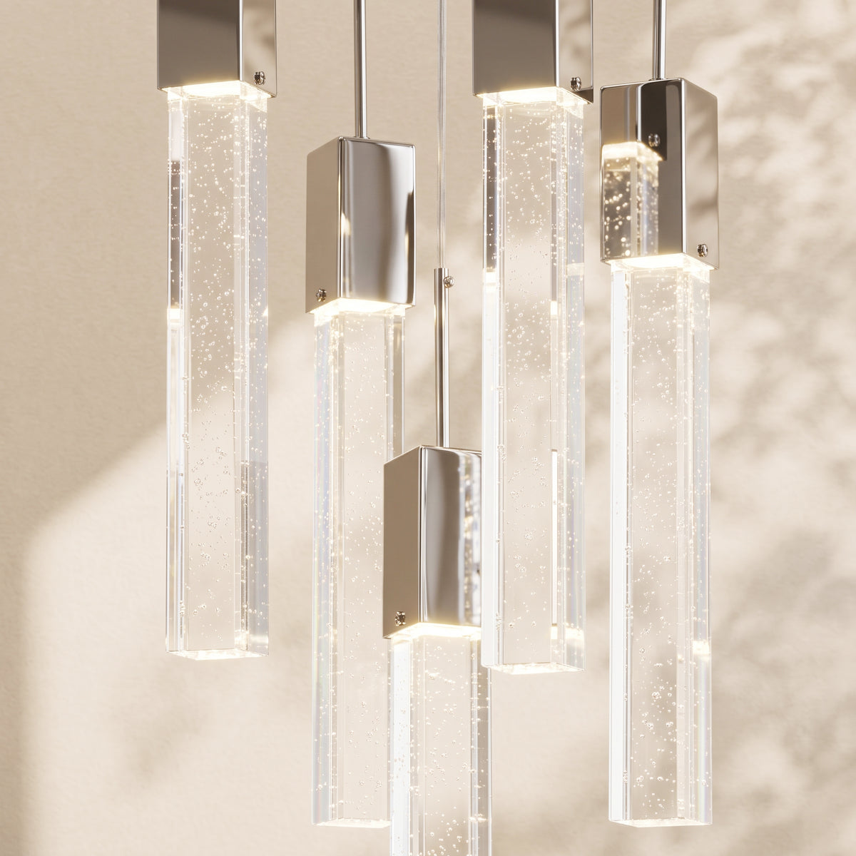 Rectangular Crystal Chandelier // 9 Light | Finesse