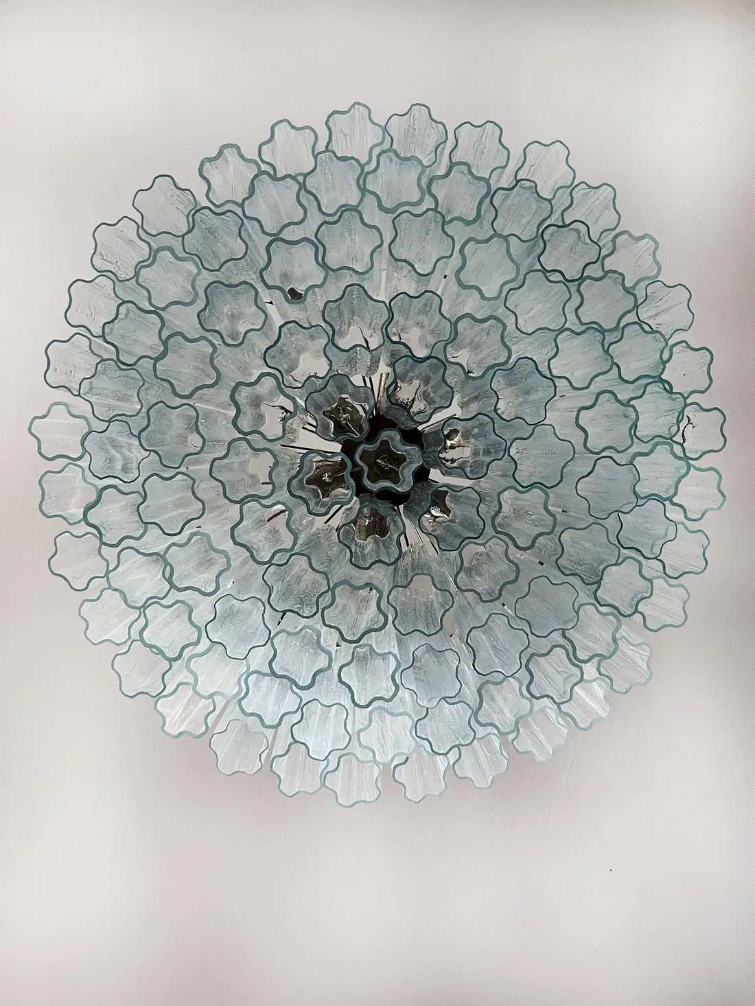 Murano Chandelier 101 Clear Glass Tubes