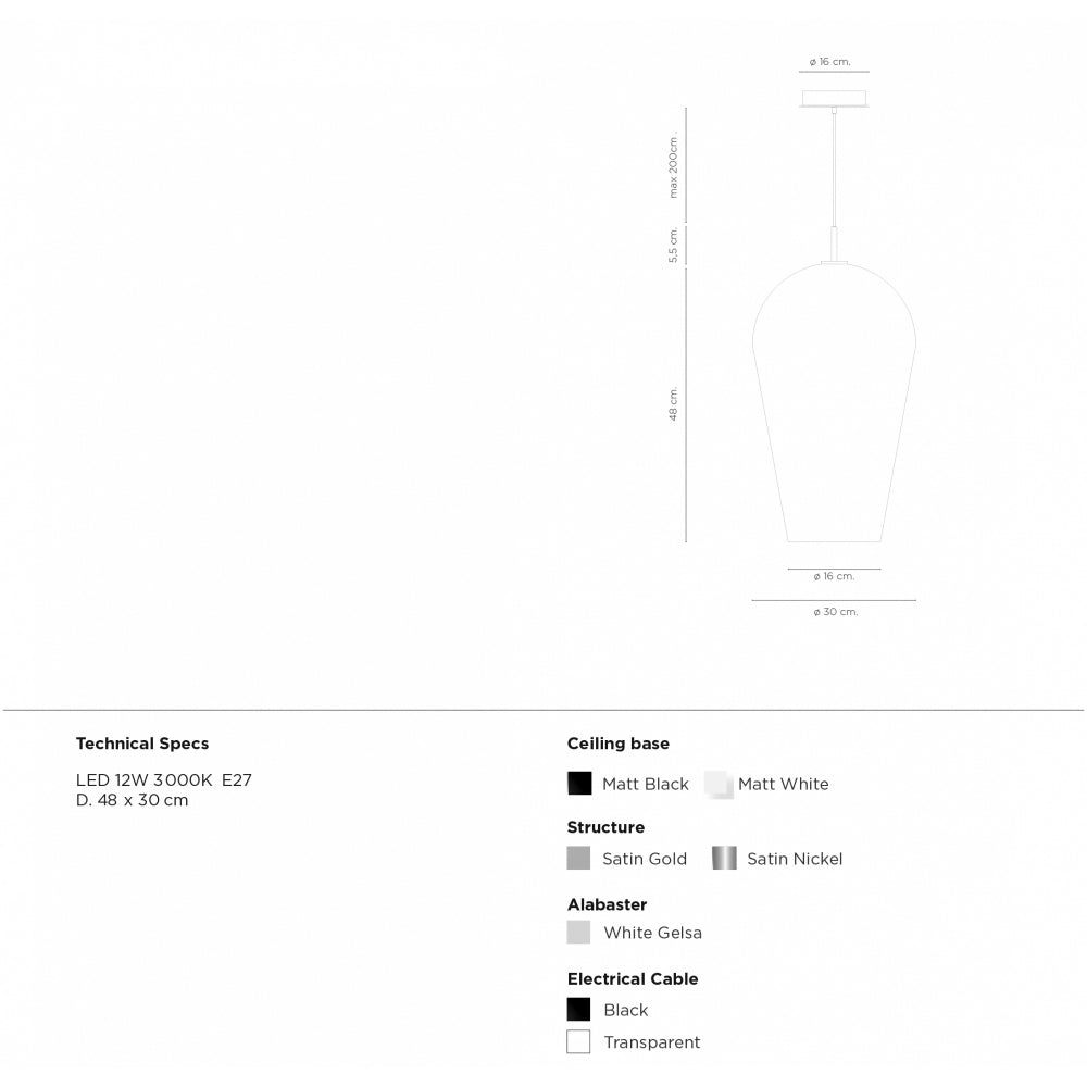 Alabastera Flute Pendant