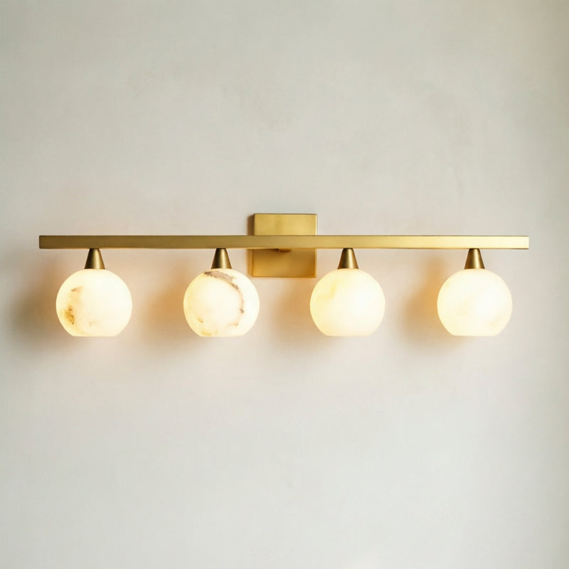 Arica Alabaster 4-Light Sconce