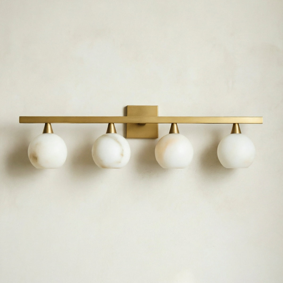Aleka Alabaster 4-Light Sconce