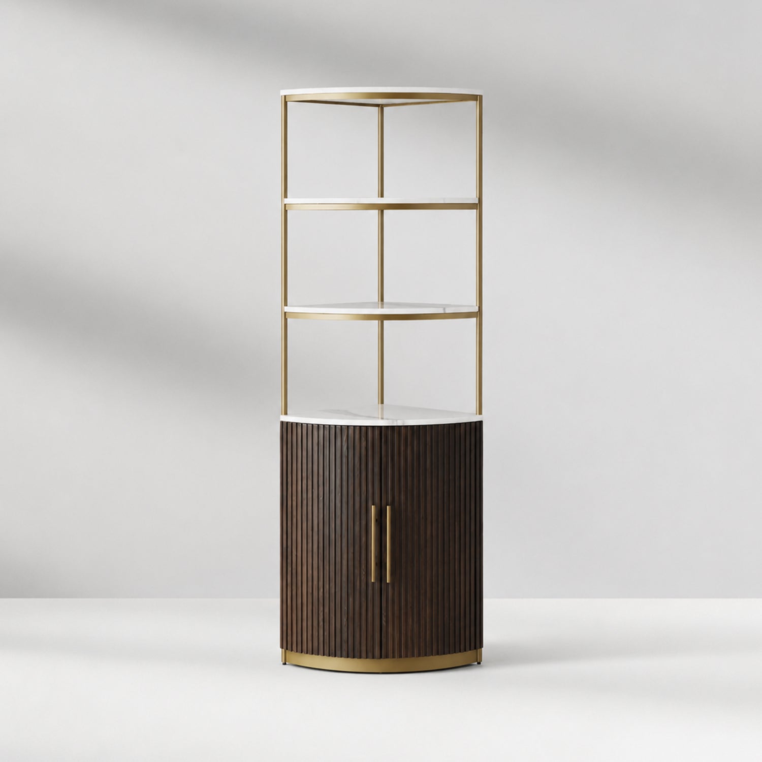 Finley Wooden Corner Cabinet
