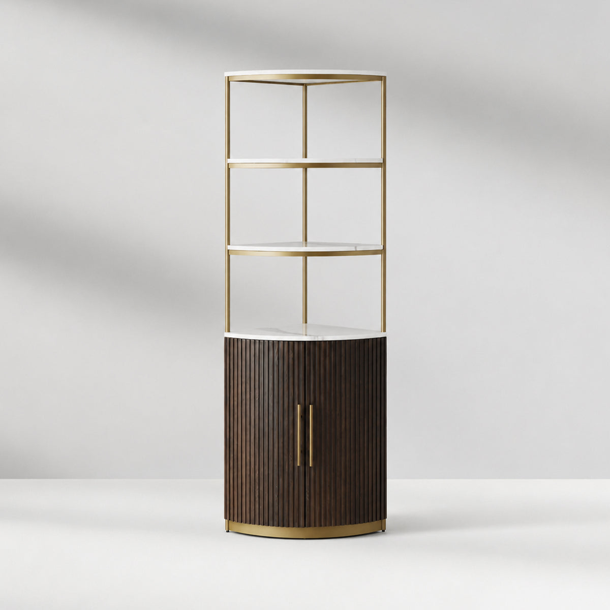 Finley Wooden Corner Cabinet