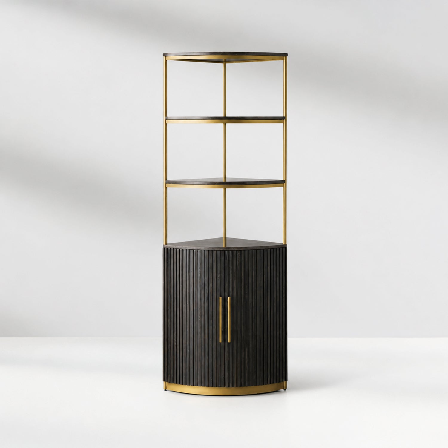 Finley Wooden Corner Cabinet