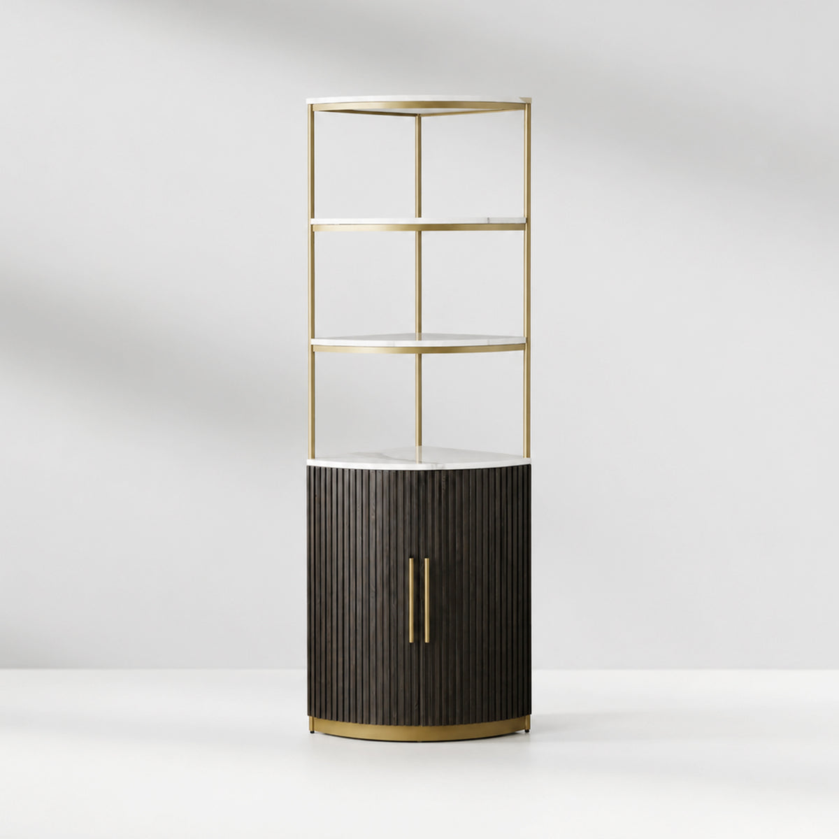 Finley Wooden Corner Cabinet