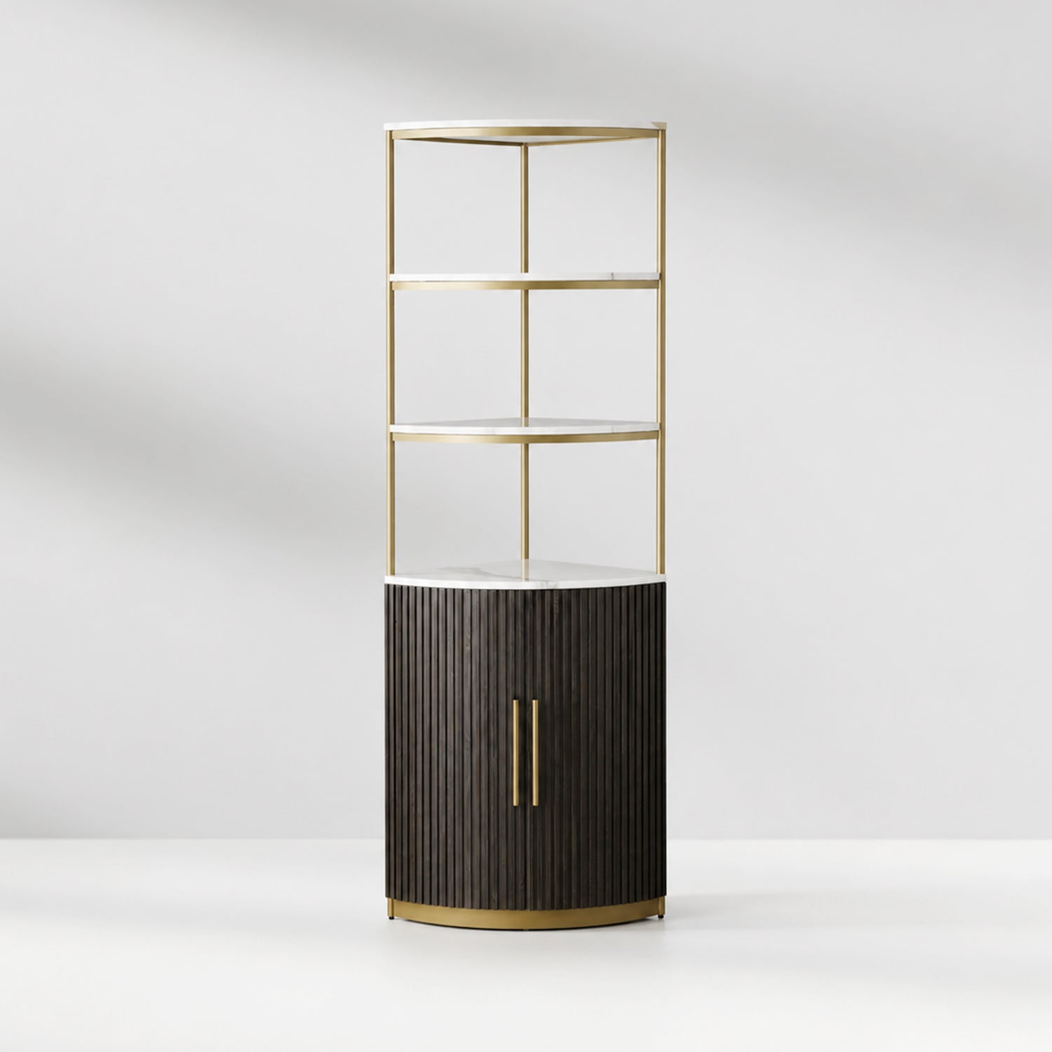 Finley Wooden Corner Cabinet