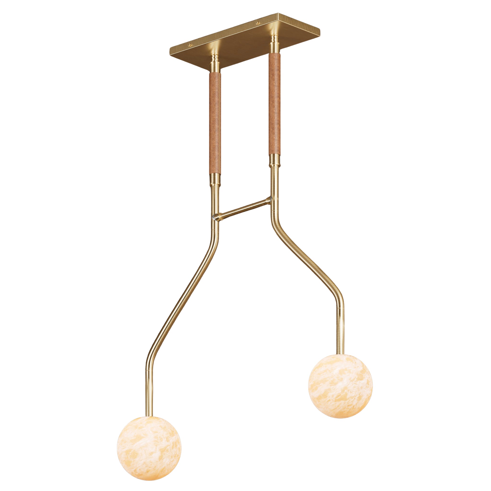 Peaks Alabaster Vanity Pendant