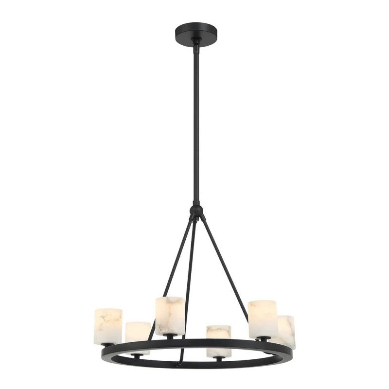 Oragen 6 Light Chandelier Alabaster