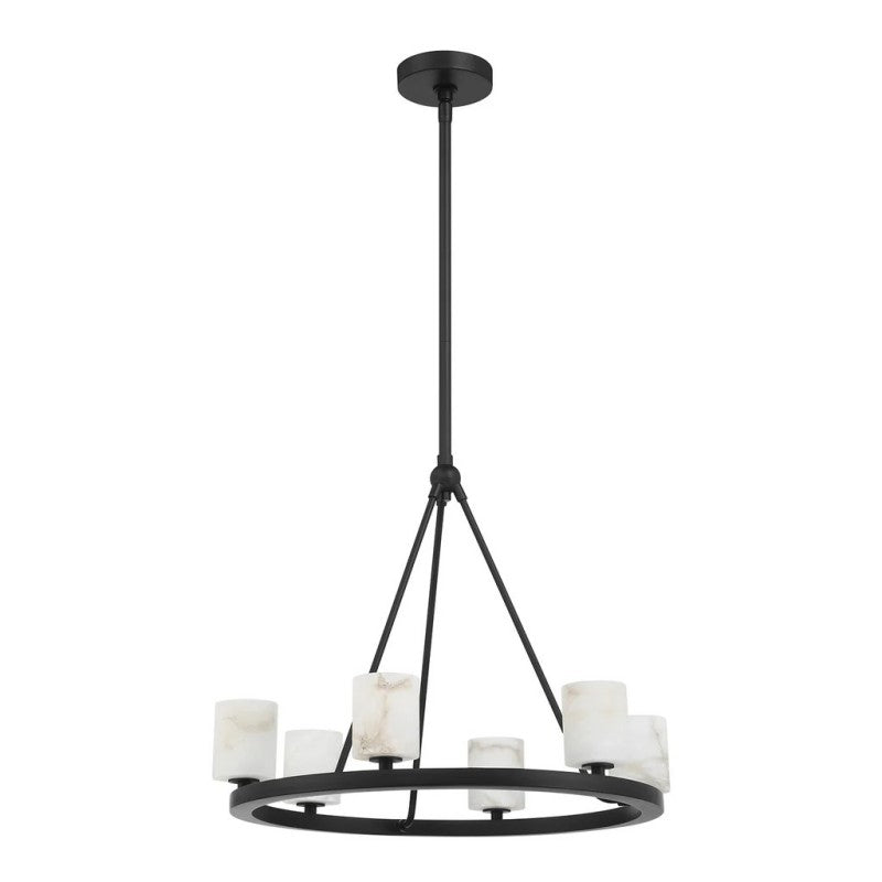 Oragen 6 Light Chandelier Alabaster