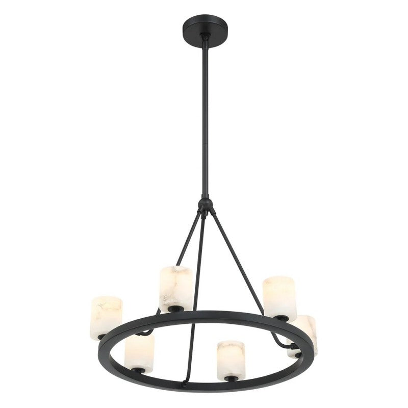 Oragen 6 Light Chandelier Alabaster
