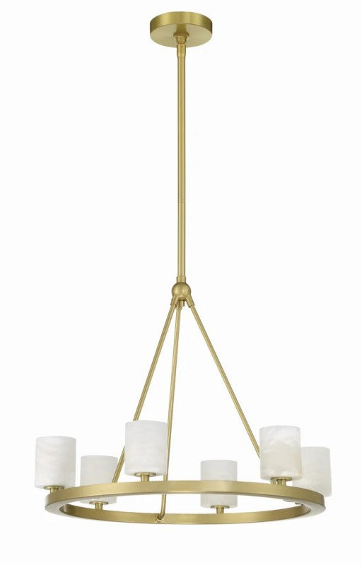 Oragen 6 Light Chandelier Alabaster