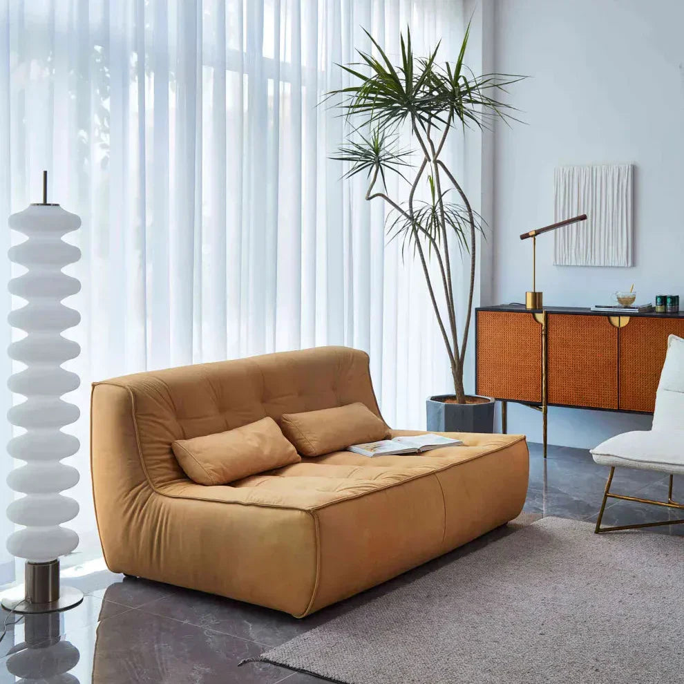 Hand-Forged Metal Frame Rattan Long Side Cabinet