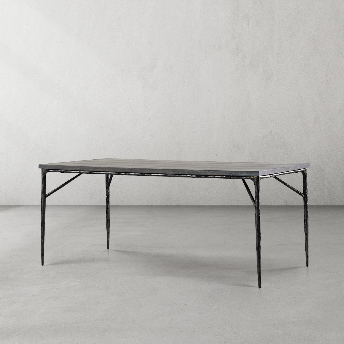 Hand-Forged Metal Medieval Style Dining Table