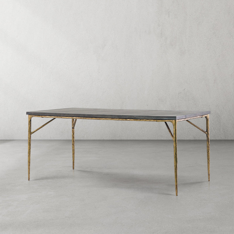 Hand-Forged Metal Medieval Style Dining Table