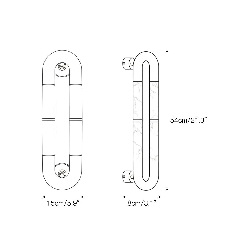 Alabaster Banded KoKo Sconce