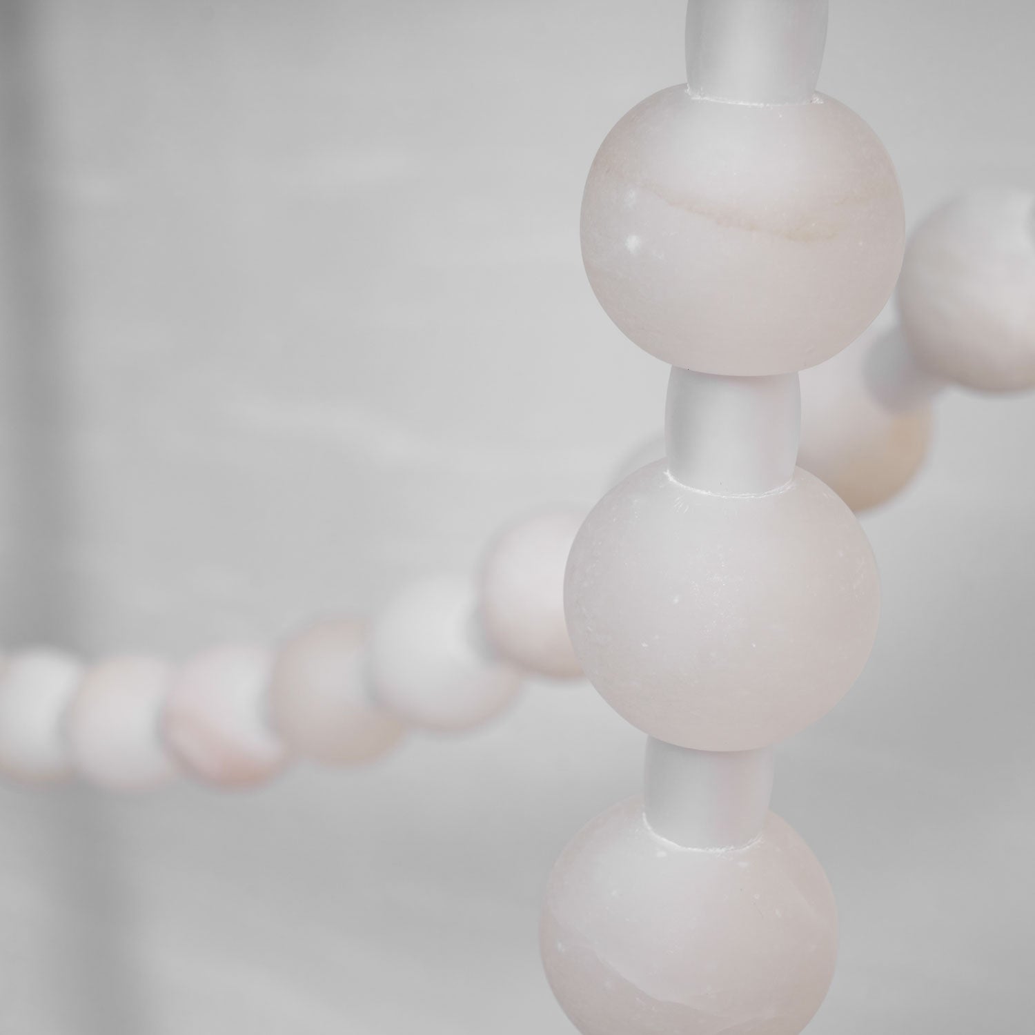 Alabaster Pearl Necklace Chandelier