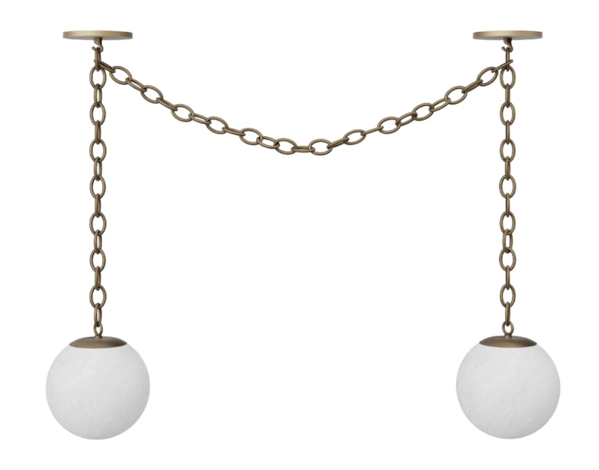 Alabaster 2 Swag Pendant