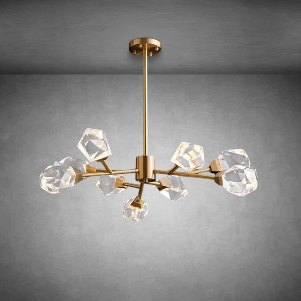 Alane Modern Living Room Bedroom Crystal Chandelier Lighting