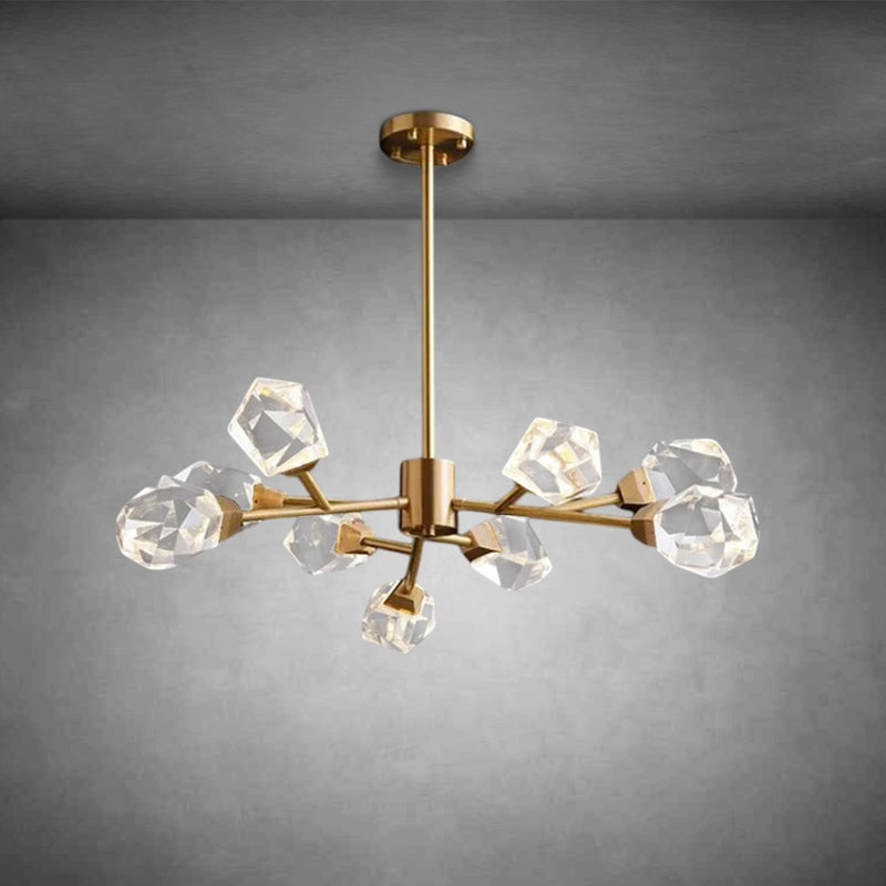 Alane Modern Living Room Bedroom Crystal Chandelier Lighting