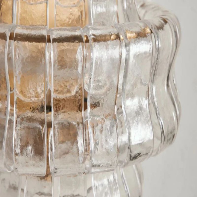 Amor Ghiaccio Glass Wall Sconce 12"