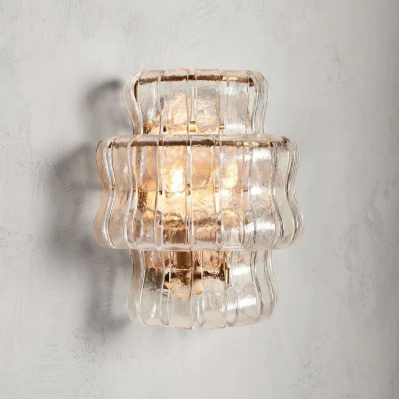 Amor Ghiaccio Glass Wall Sconce 12"