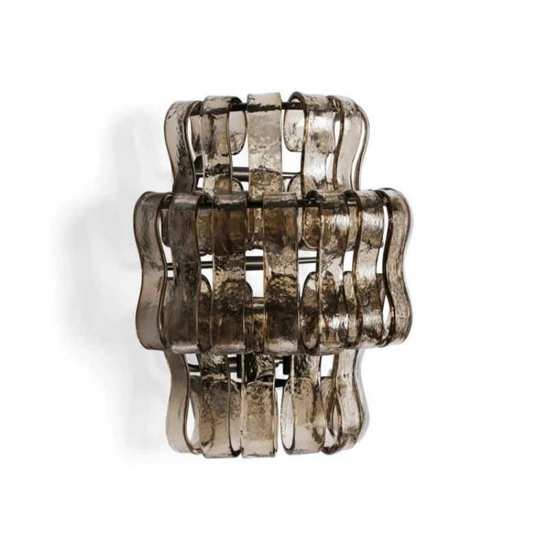 Amor Ghiaccio Glass Wall Sconce 12"