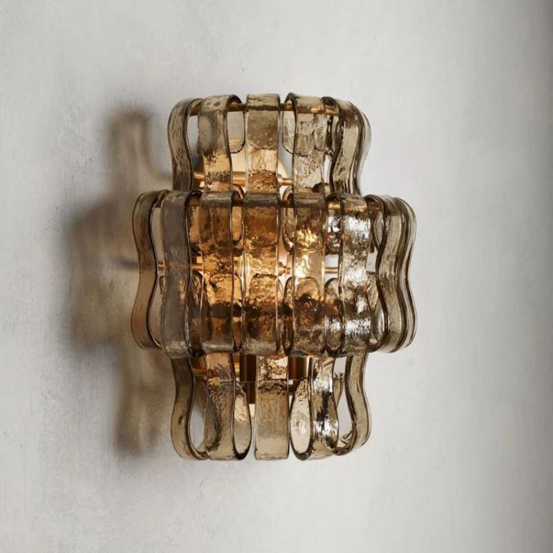 Amor Ghiaccio Glass Wall Sconce 12"