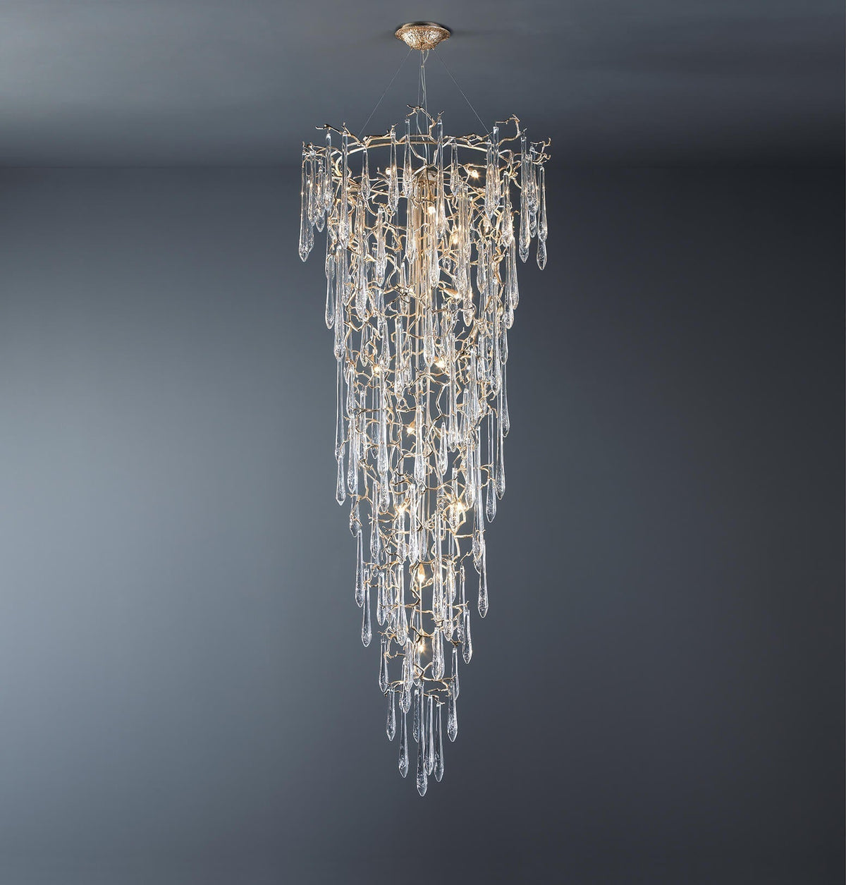 TLL Aqua Parable Chandeliers