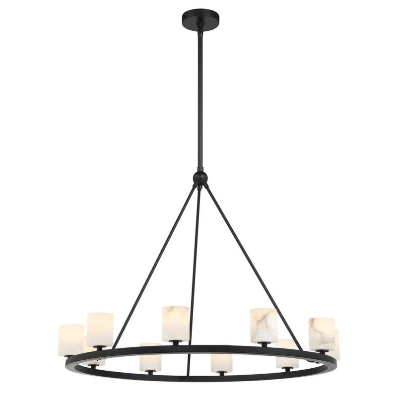 Oragen 10 Light Chandelier Alabaster